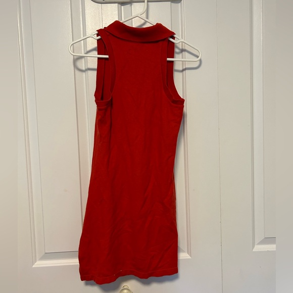 Cute and Casual Short-Sleeve Polo Dress - Picture 2 of 3